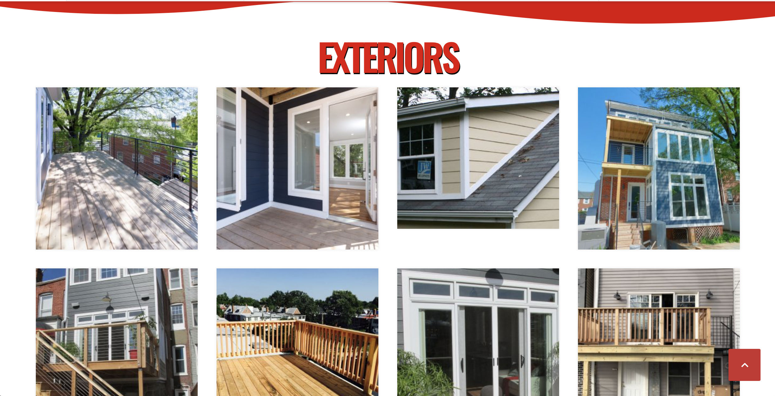 photo of images gallery of exterior photos of homes in a 4x2 grid